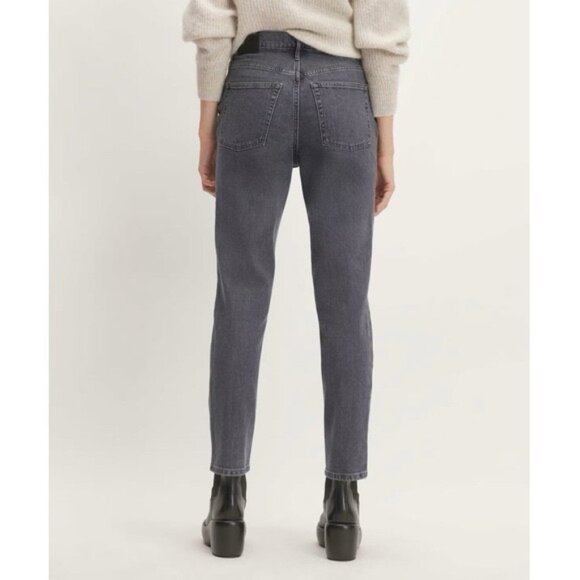 EVERLANE - Curvy Cheeky Straight Skinny Jeans Black Gray Wash Size 23 - Picture 2 of 9